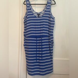 New with tags! Gap Women's S Scoop Midi Dress Pockets Sleeveless Tie Waist‎